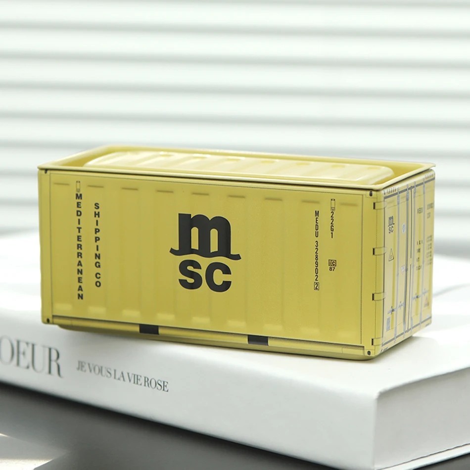Mini Container Iron Storage Box Miniature Storage Iron Box Creative Decoration