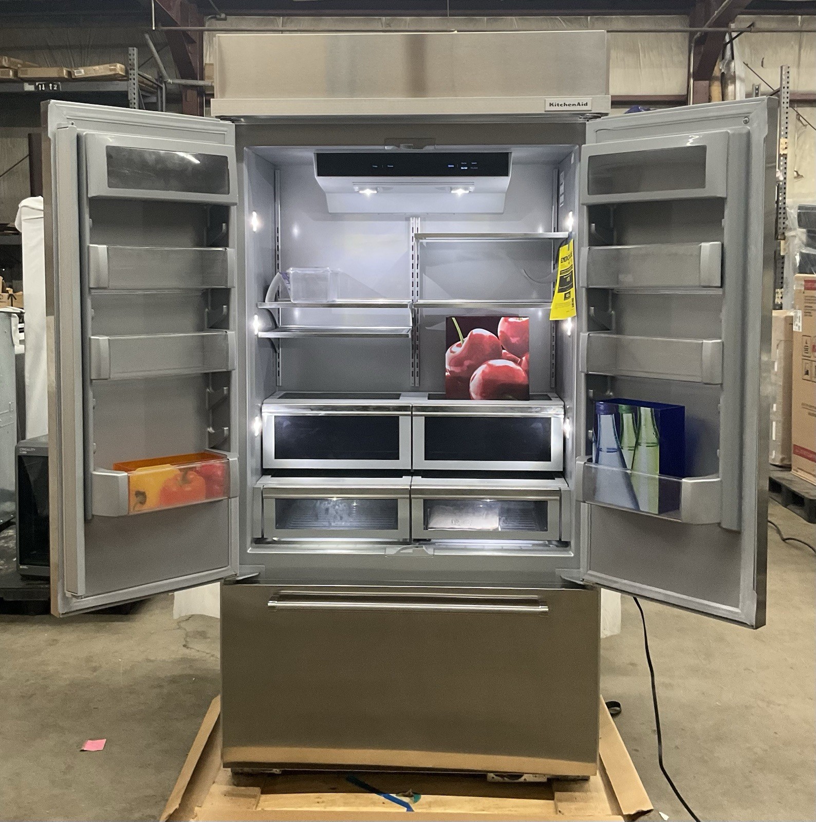 KitchenAid KBFN502ESS 42 Inch French Door Refrigerator Stainless Steel