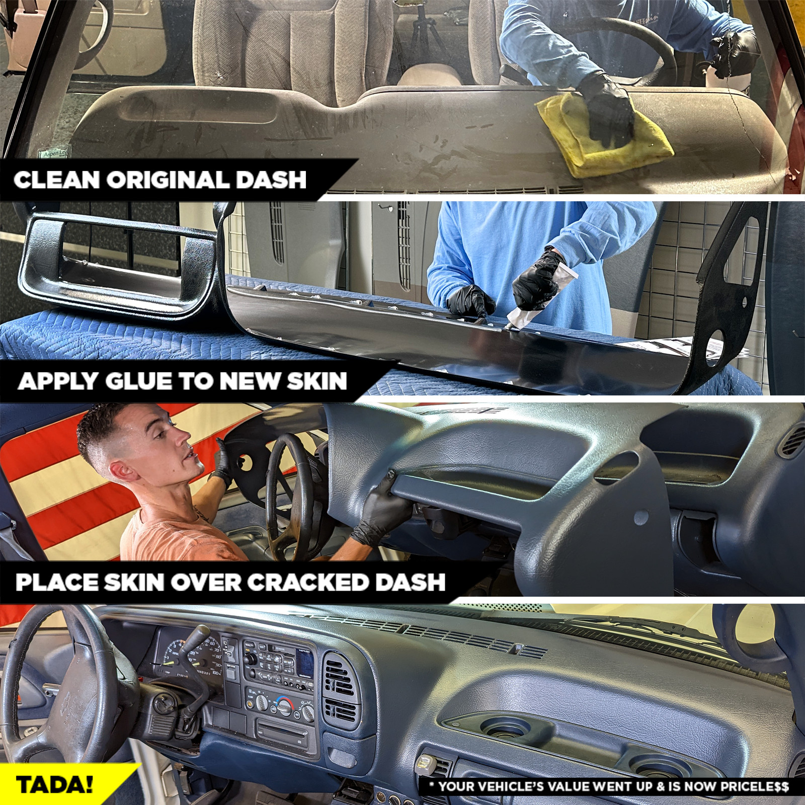 DashSkin Molded Dash Cover for 1995-1996 GM Trucks w/Pass Cupholder in Grey