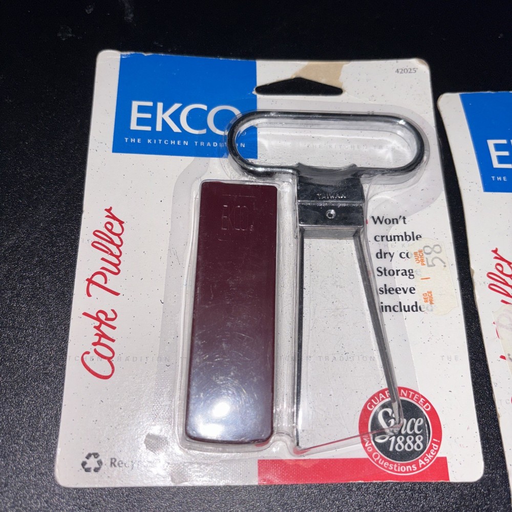 Ekco Cork Puller 42005 Essential Kitchen Tool Wine Bottle Opener Gadget Barware