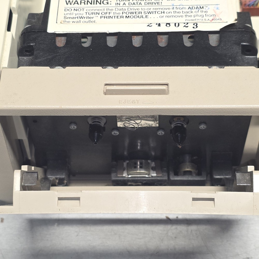 Coleco ADAM 2404CPU Computer System Memory Console Untested As-Is Rust