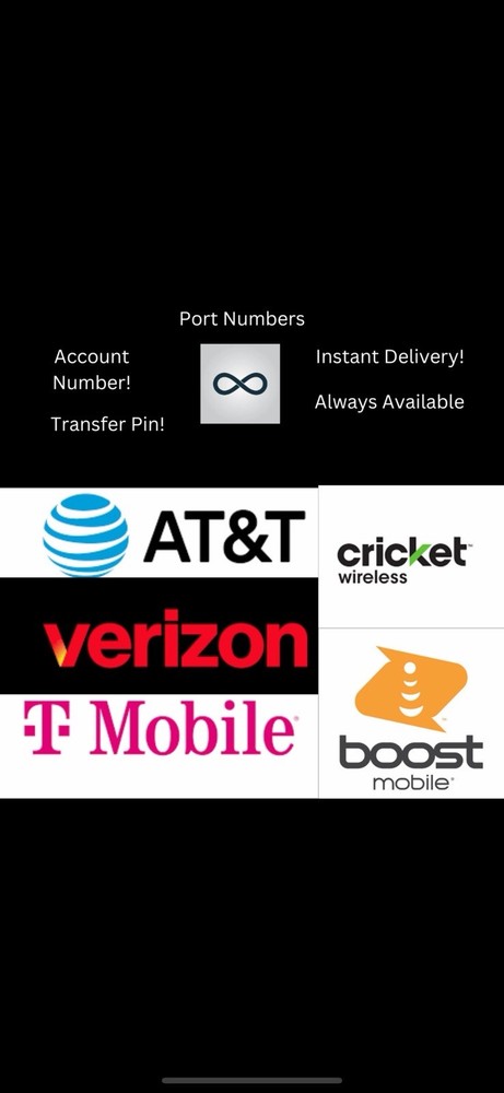 Port Numbers Multiple Carrier Fast Delivery
