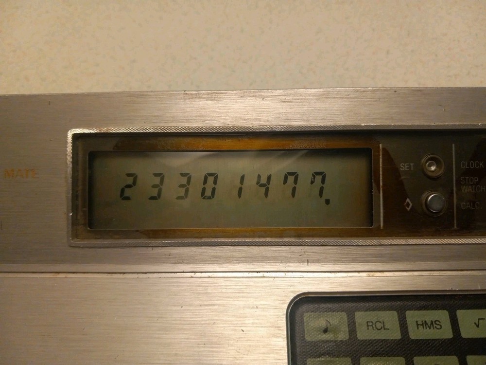 Sharp Elsi Mate CT-600 Calculator - 1970's - Fully Working