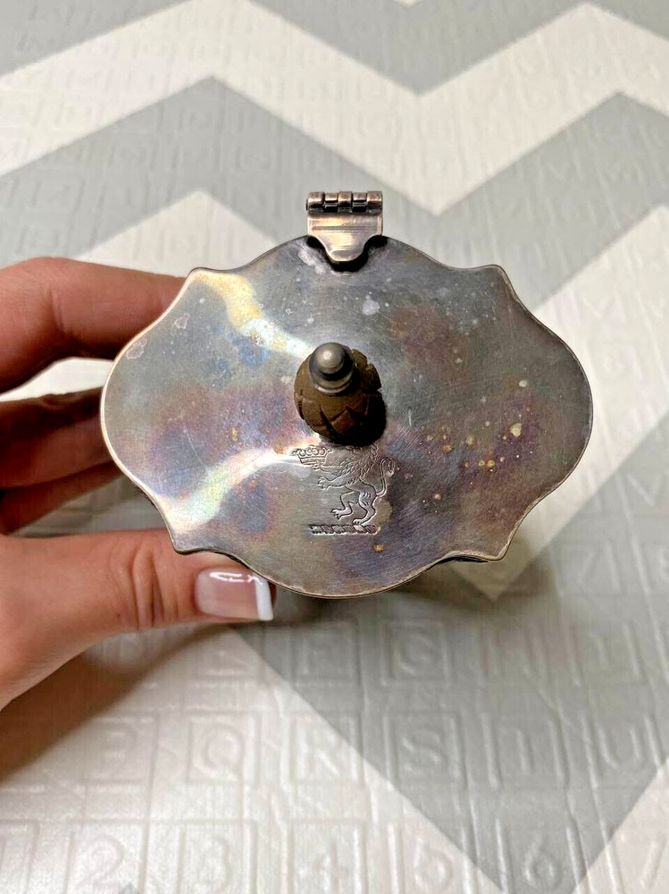 1960's Tea Caddy / Cigarette Box IFS Israel Freeman and Sons Italy Silverplate