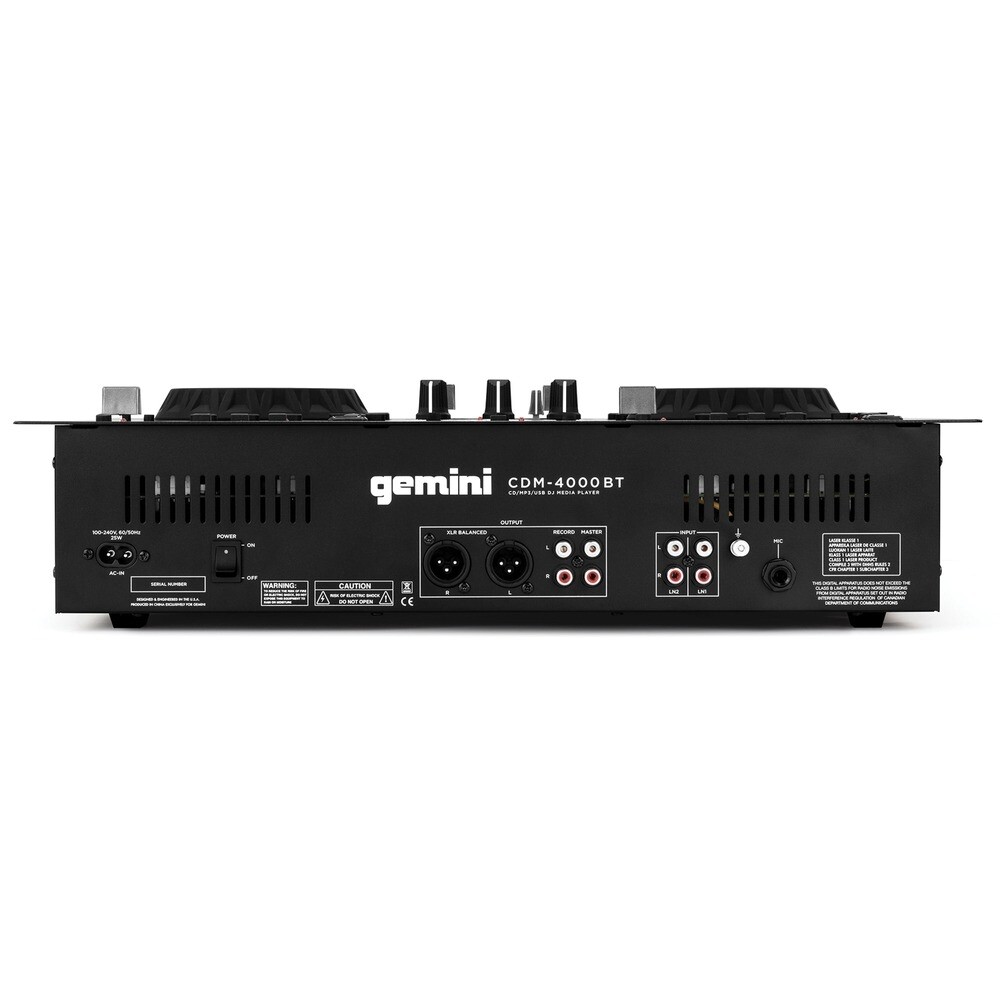 Gemini CDM-4000BT CD Mixer BT Combo Player