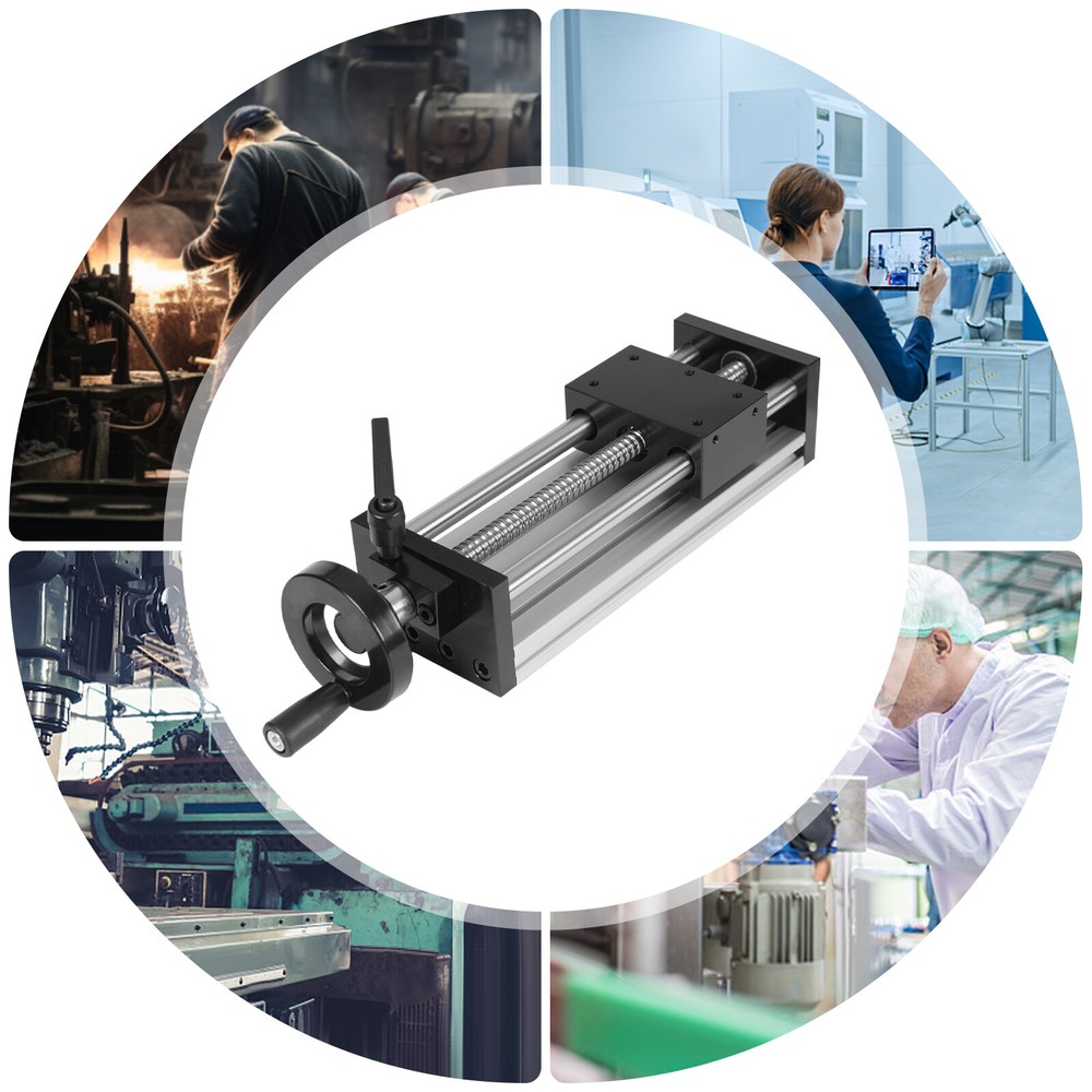 Dual Optical Axis Manual Sliding Table Linear Rail Guide for Precision Tasks