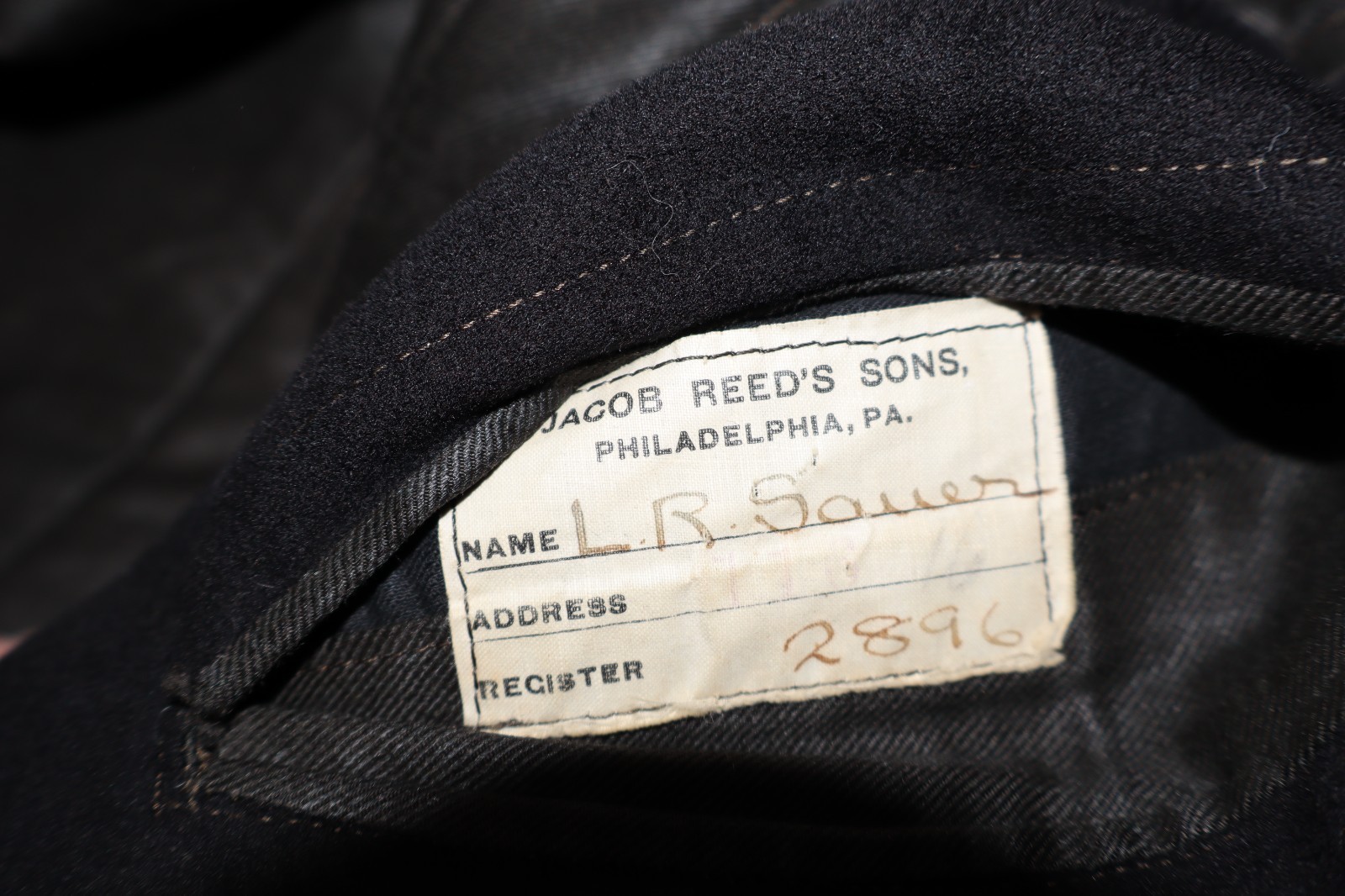 1920's USN Navy Midshipman Cadet Uniform Coatee Dress Parade Captain LR SAUER