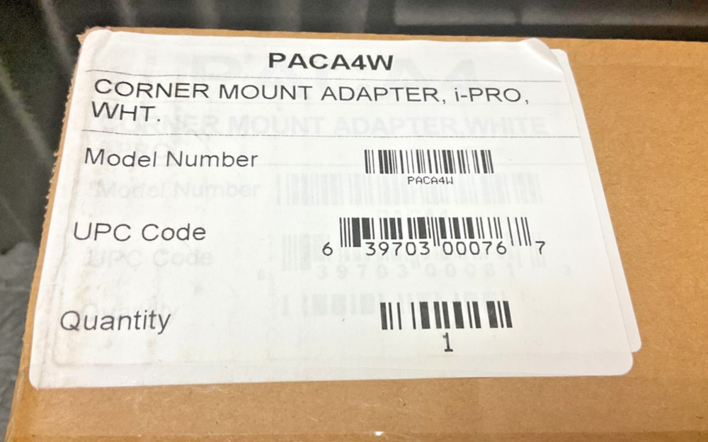i-Pro Corner Mount Adapter white PACA4W ✅❤️️✅❤️️ NEW! ✅❤️️✅❤️️