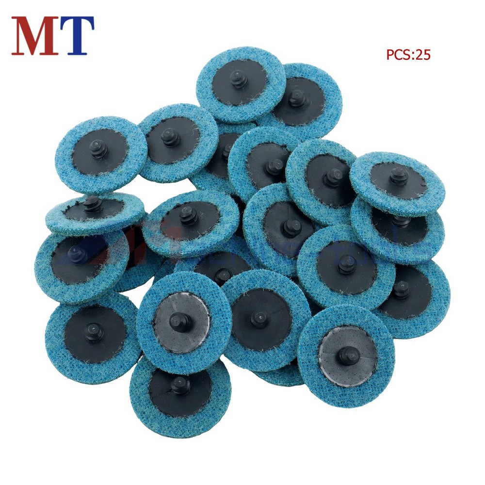 2" Fine Nylon Surface Conditioning Quick Change Sanding Discs - 25 Pack