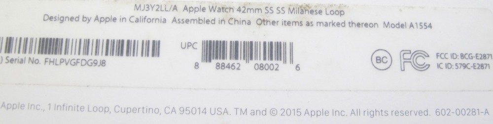 APPLE WATCH Hard Case + BOX - Empty