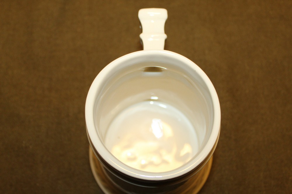 Scarce Original WW2 U.S. Marine Corps "MACS-4" White Ceramic Mug, Named