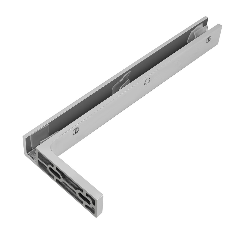 Glass Door L-Shape Stabilizing Bracket, Glass Support Bracket Stabilizer, Stabil