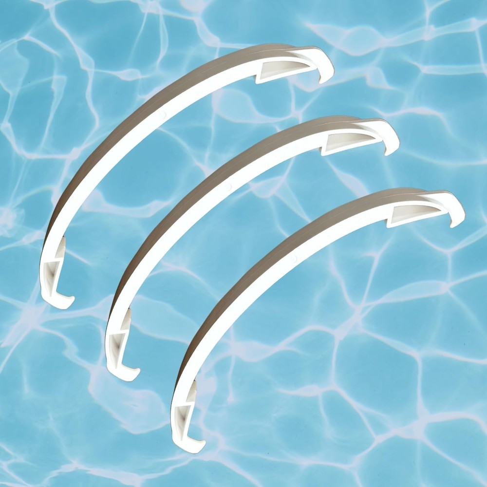 2 Pack Pool Cleaner Clips for Main Drain Prevent Stuck Robotic Cleaner White