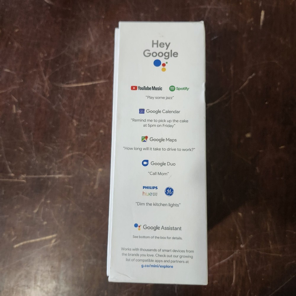 Google Nest Mini 2nd Generation Smart Speaker Bluetooth Wifi Charcoal