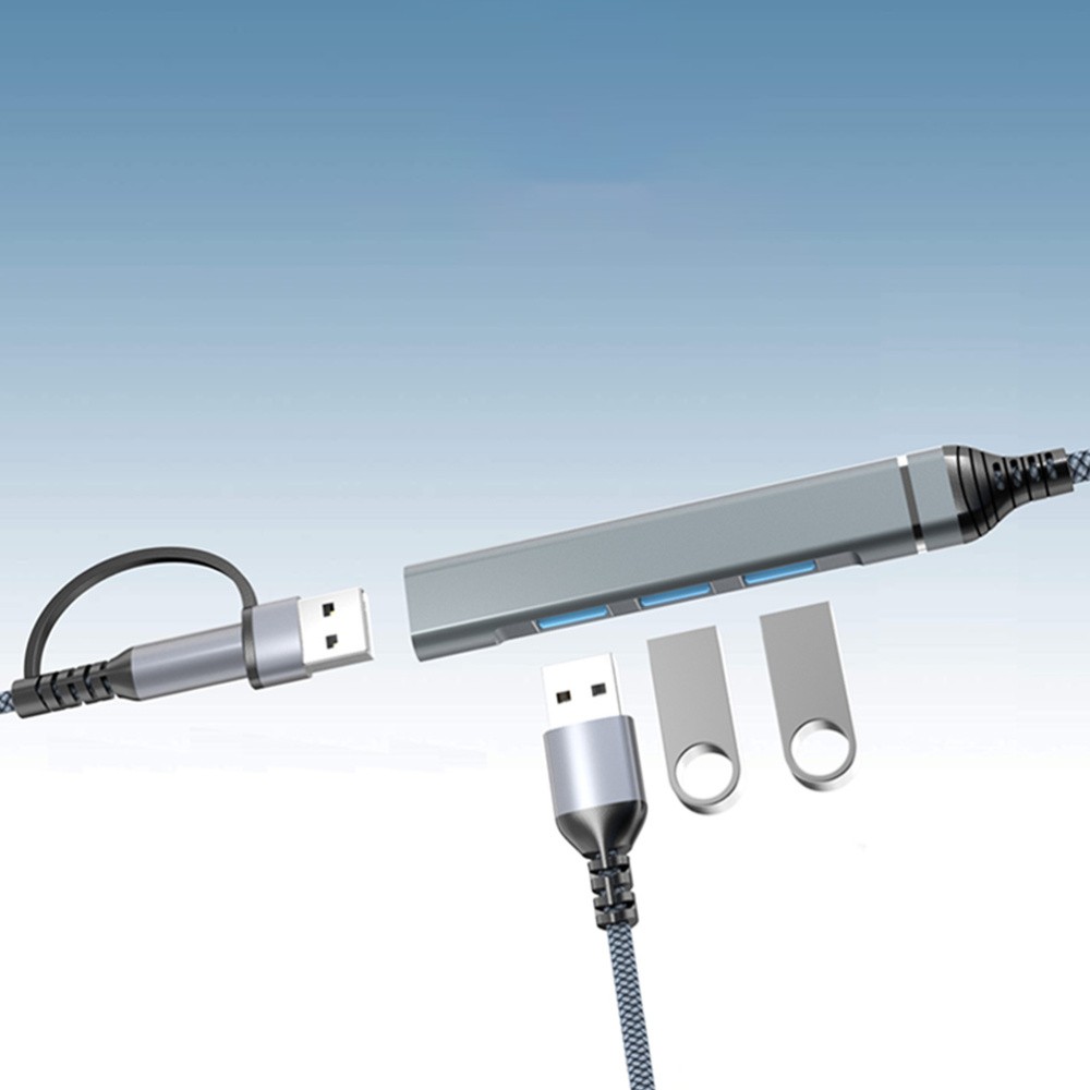 Computer Adapter Laptop Port USB Docking Station Hub Hubs for Computers
