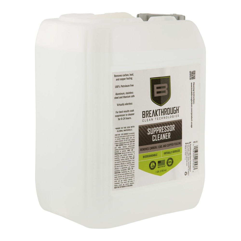 Breakthrough Clean Technologies Suppressor Cleaner 1 Gallon Clear