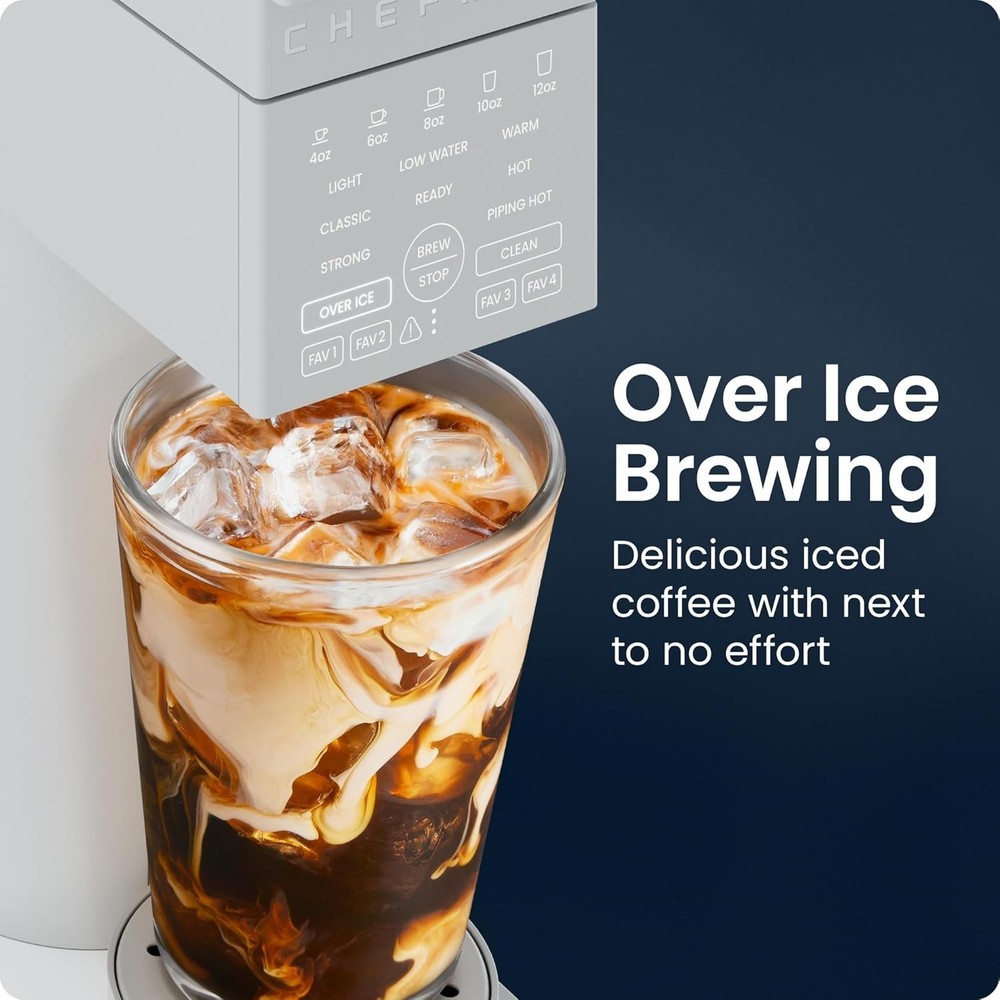 Caffeinator Single Serve Coffee Maker, Brew Kcups & Grounds, Drip Coffee Mach...