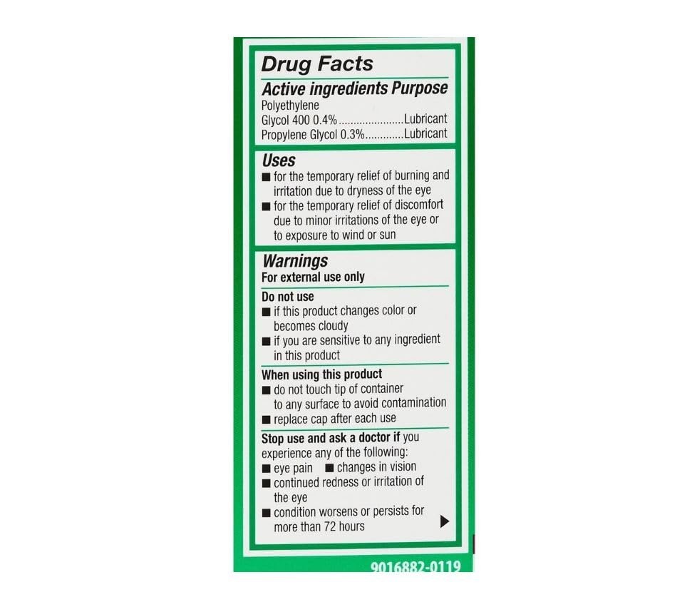 Ultra Eye Drops, Lubricant, High Performance 3mL 0.1fl oz