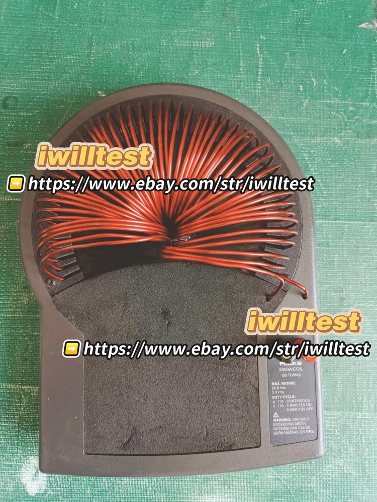 FLUKE 5500A/COIL 50 TURNS MAX.RATING 20A 3V 5500A Coil-50 turns current COIL