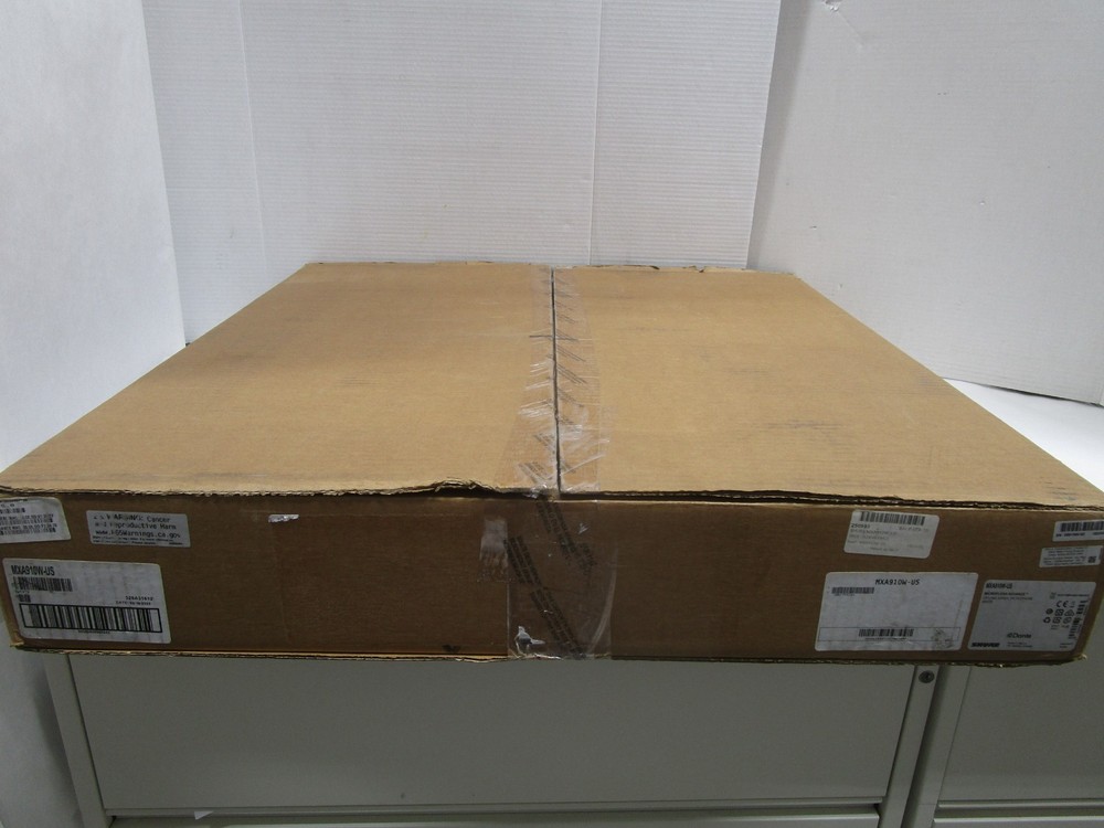 SHURE MXA910W US 24x24 Ceiling Array Microphone White  NEW OPEN BOX FREE SHIP