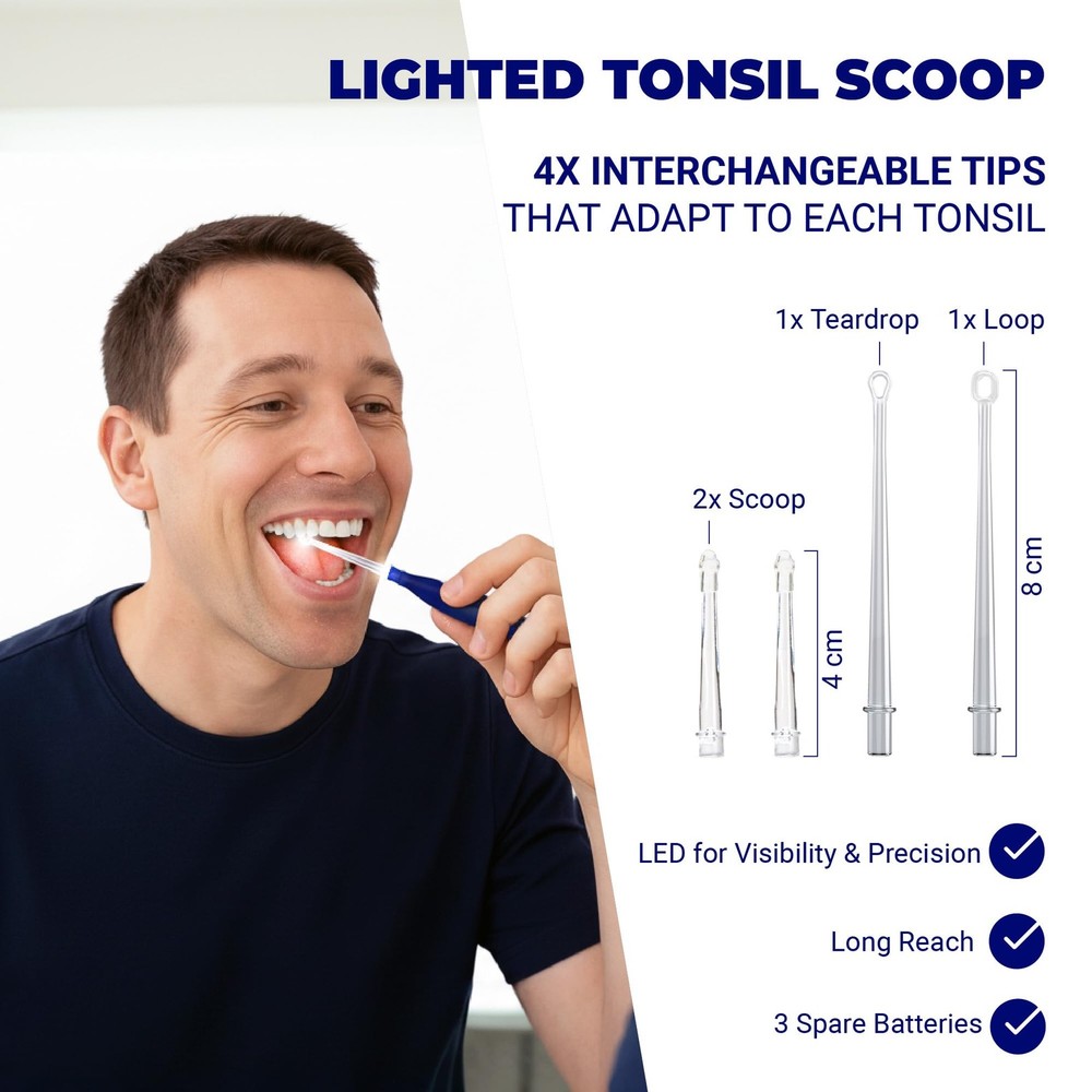 Tonsil Stone Remover - Tonsil Stone Removal Kit - Tonsillolith Remover Tool -...