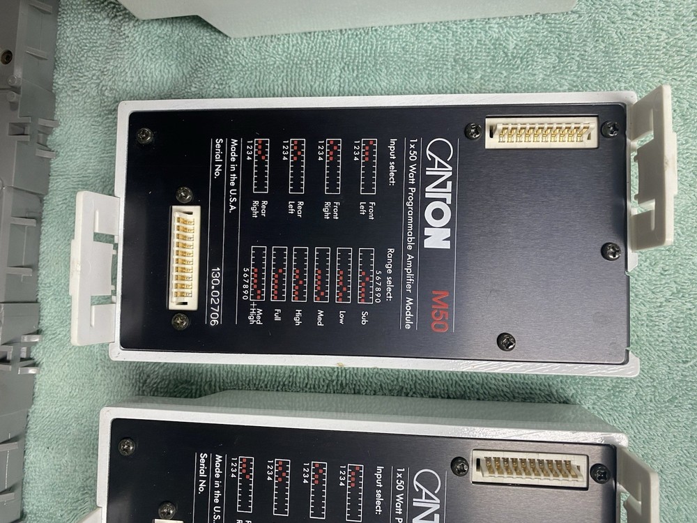 Vintage Canton Mainframe Car Amplifiers