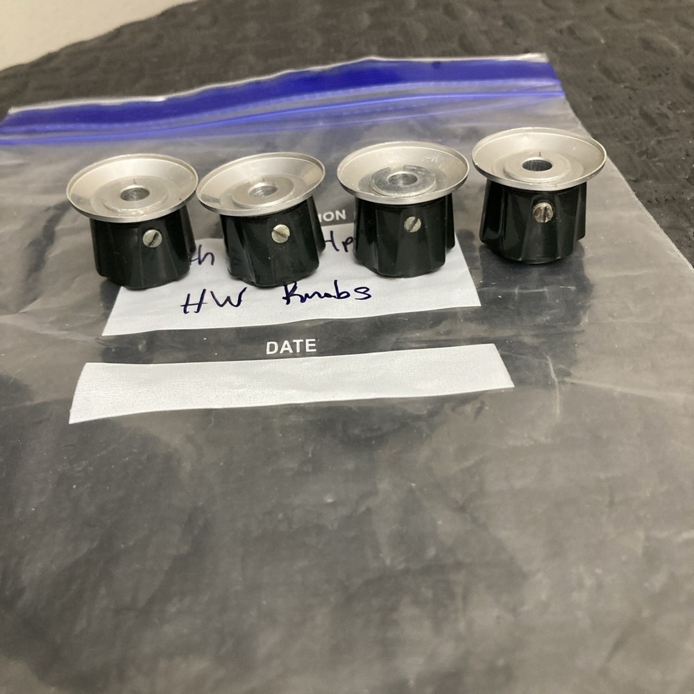 Heathkit Knobs For SB or HW 4pcs Black