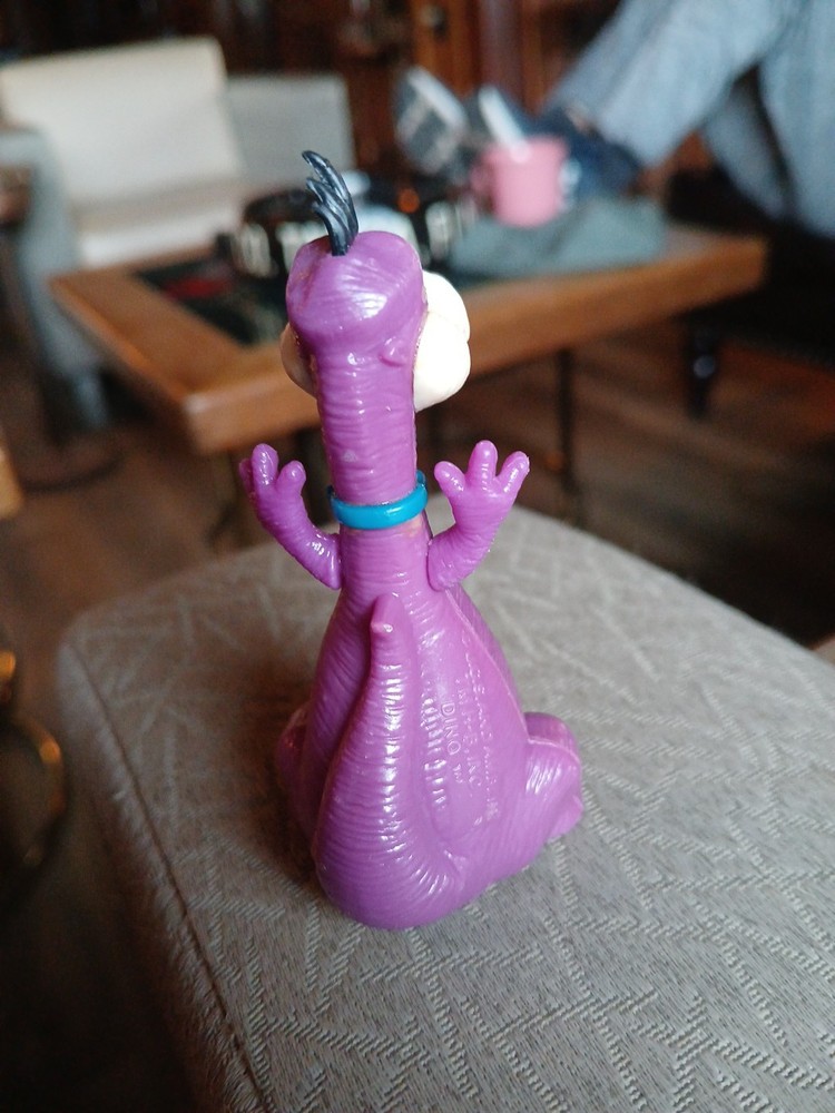 Flintsones Dino Vintage Plastic Candy Container (empty)