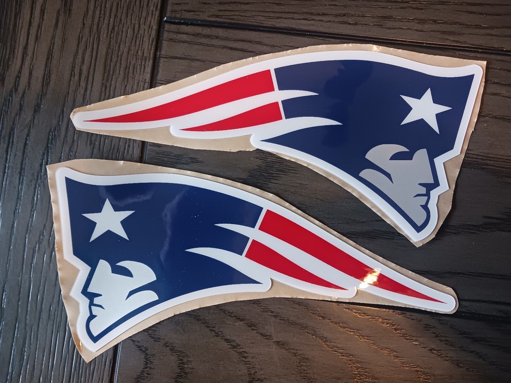 Patriots full size  helmet decal set