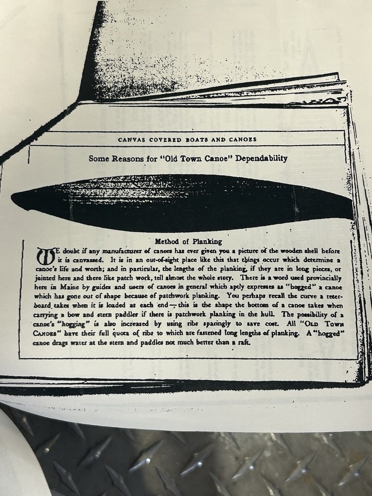 Charles River Model Canoe