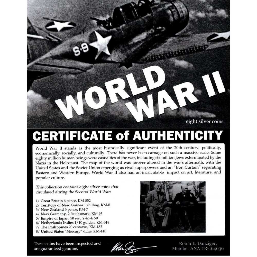 World War II Silver Coin Collection - Eight Unique Coins 🇩🇪