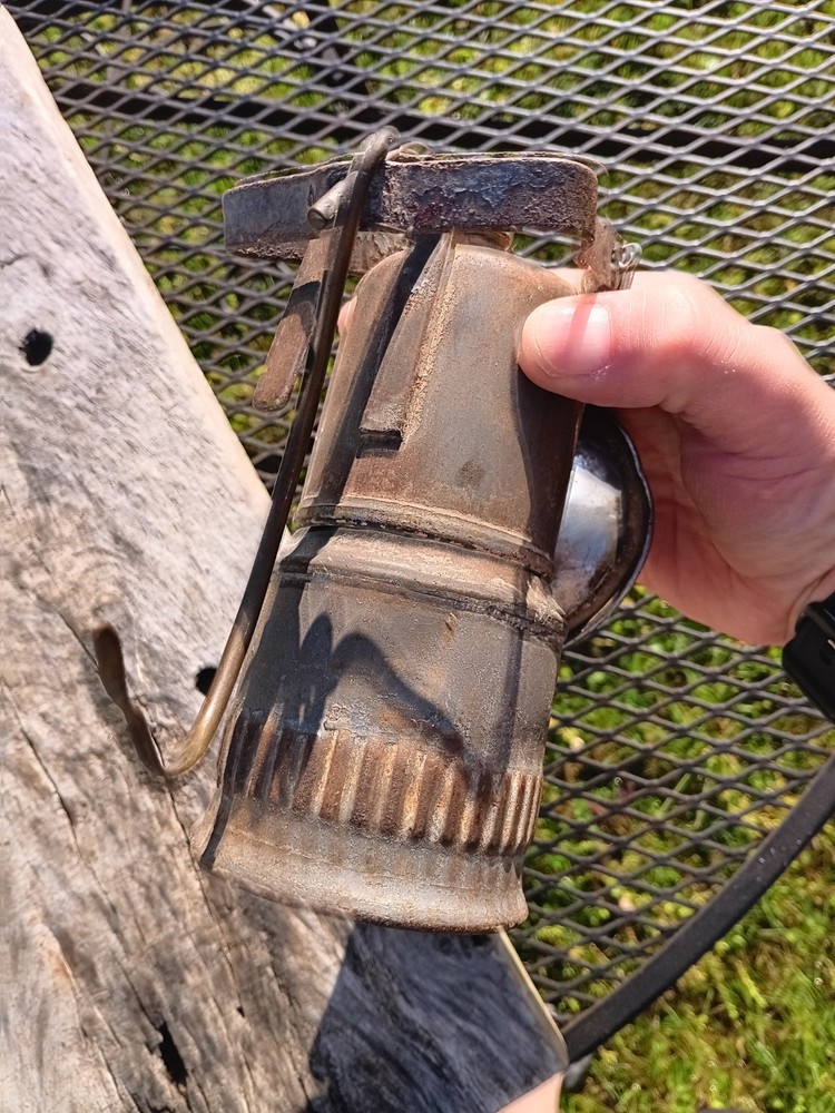 Antique Coal Mining Cart Lantern
