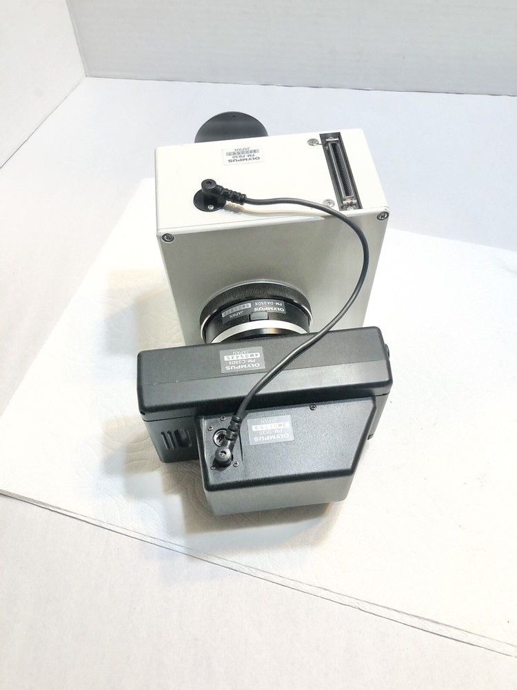 Olympus PM-PB30-3 & PM-DA35DX Microscope Camera Attachments