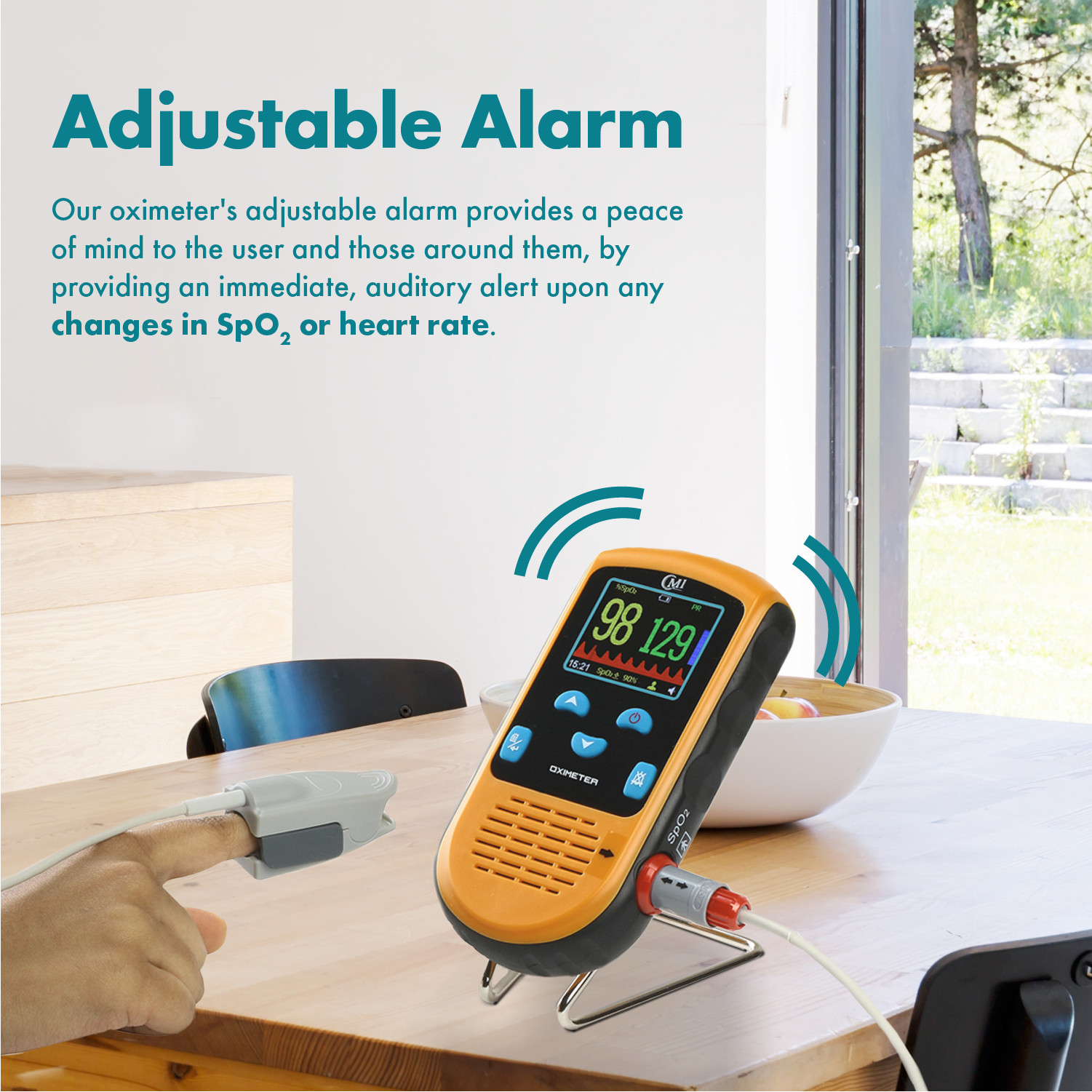 Open-Box | Rechargeable | Handheld Oximeter PC-66L