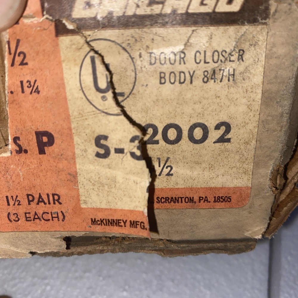 3 Chicago Triplex 4 1/2" Hinges S-32002, Double Spring Loaded Read Description
