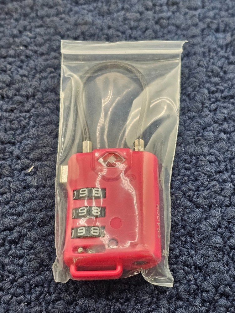 Forge Cable Luggage Lock Re-Settable Combination Alloy Body