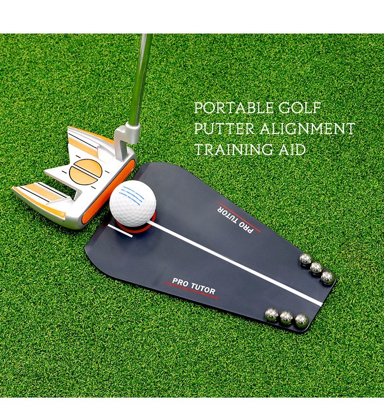 New Golf Putting Practice Aid - Correcting Putting Posture Practice Device
