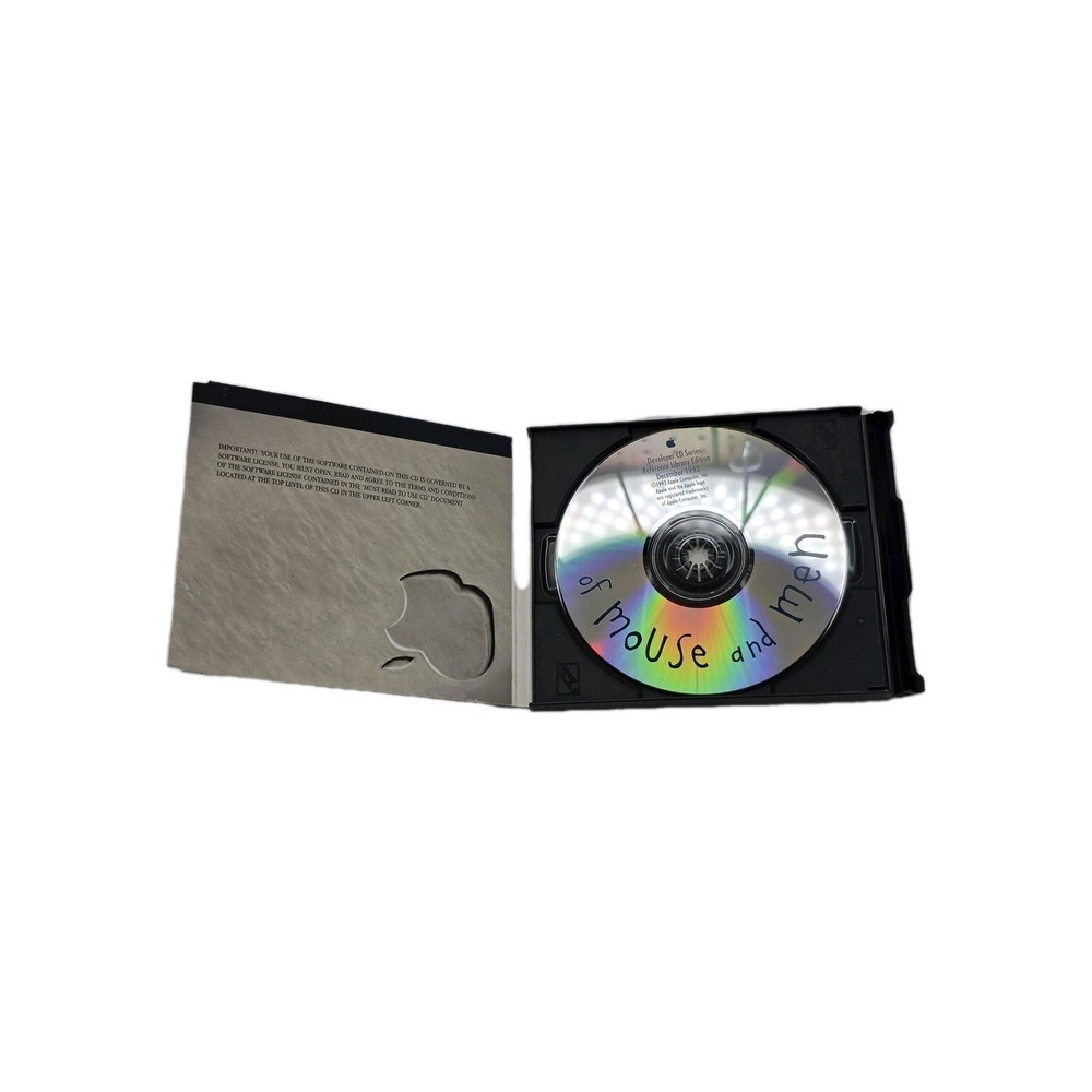 1993 Apple Developer CD Series December “Of Mouse and Men” Reference Library Mac