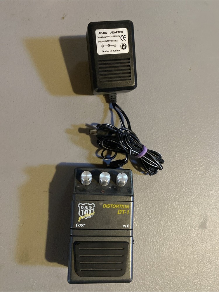 Route 101  DT-1 Distortion Guitar Effect Pedal