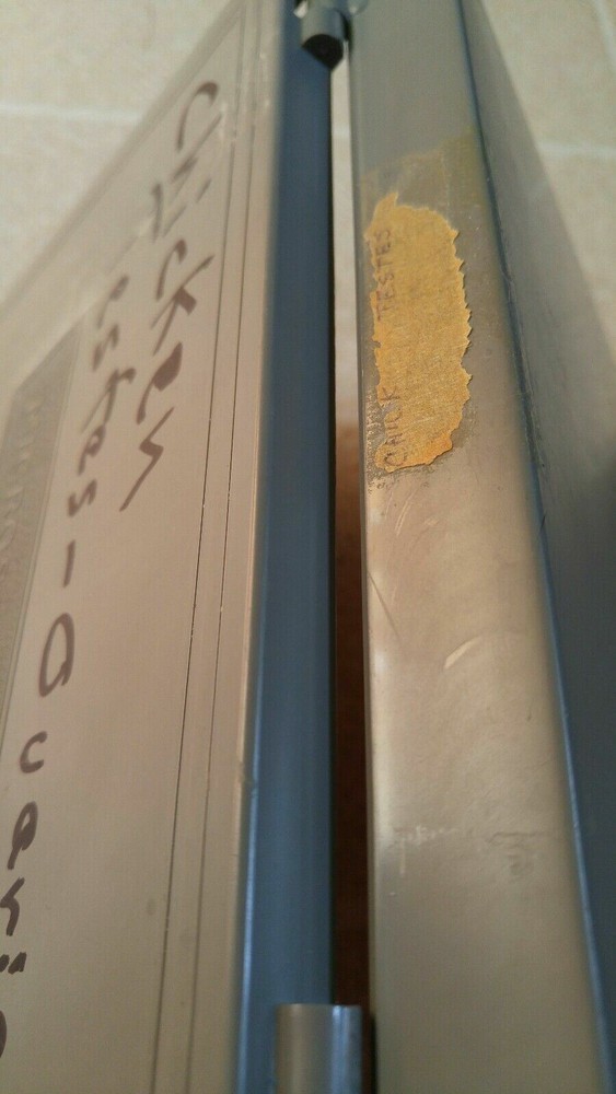 Microscope Slide Box Plastic Grey Used Capacity 100 Slides Microslide