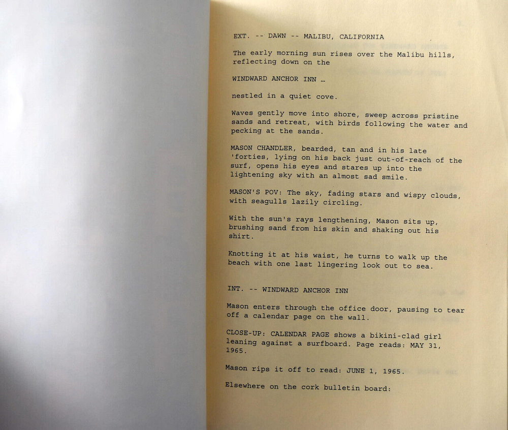 " A Midsummer Night's Beach Party " Original Script Screenplay