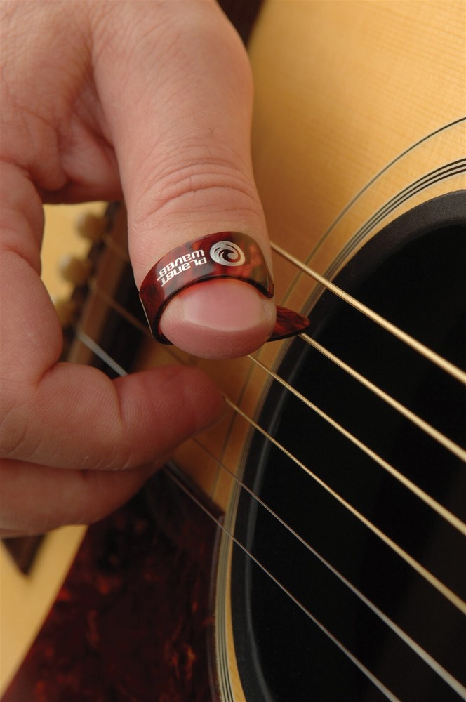 D'Addario - Planet Waves Thumb Picks 10 Pack Medium Shell For Guitar Banjo