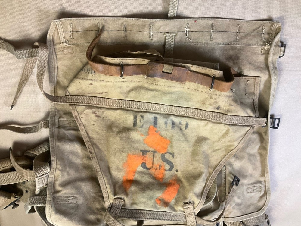 WWI GI Belt With Accessories