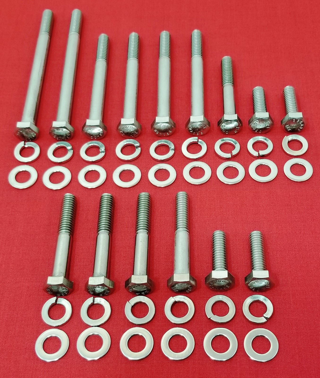 FORD WATER PUMP TIMING COVER STAINLESS HEX BOLTS KIT 94-95 5.0L 302 EFI MUSTANG