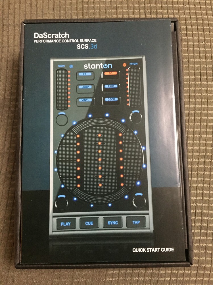 Stanton Da Scratch SCS.3D Digital DJ Controller Performance Control Surface