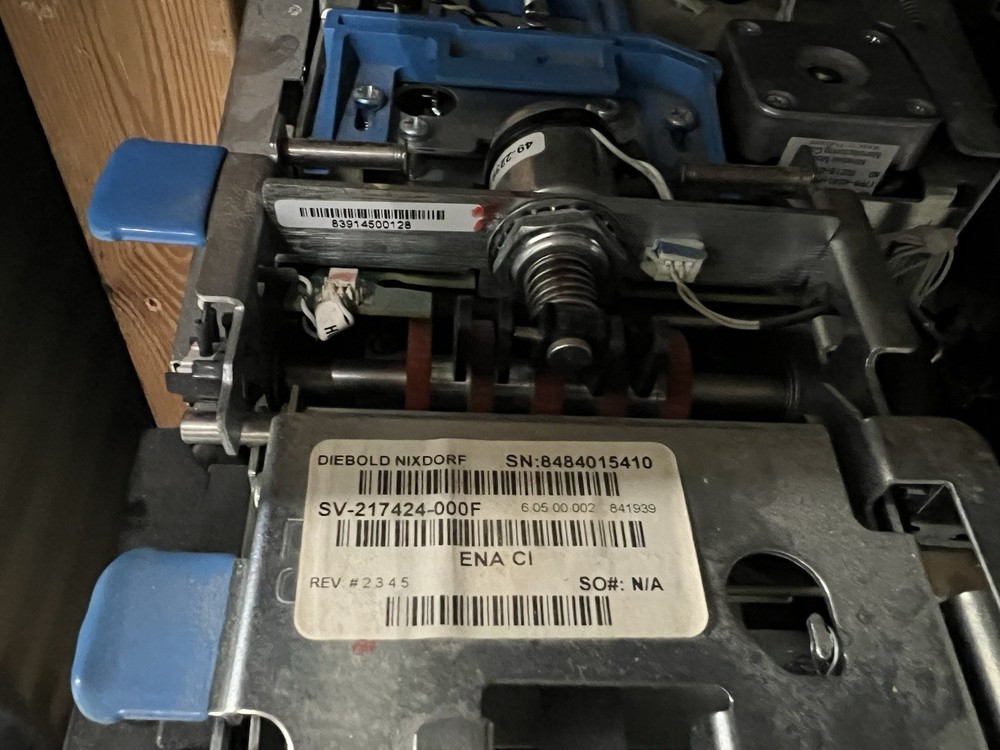 Diebold Opteva ENHANCED NOTE ACCEPTOR ASSEMBLY SN: GR08013776