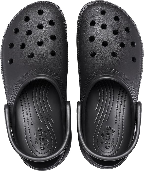 Crocs Classic Platform Clog W Blk W9