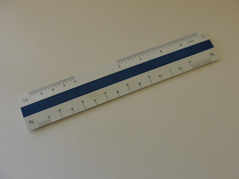 Vintage Arttec No. 811A 6" Plastic Drafting Ruler