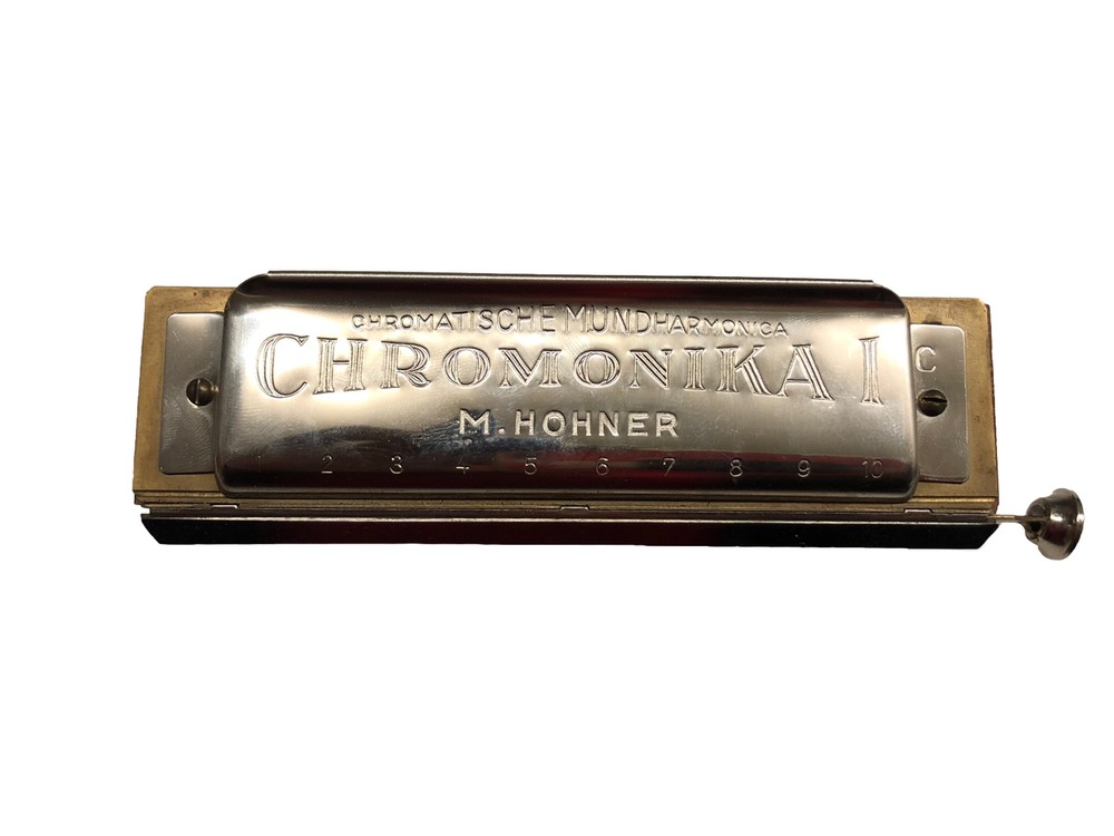 Vintage Hohner Chromonica Chromatic Harmonica 260 C With Original Case