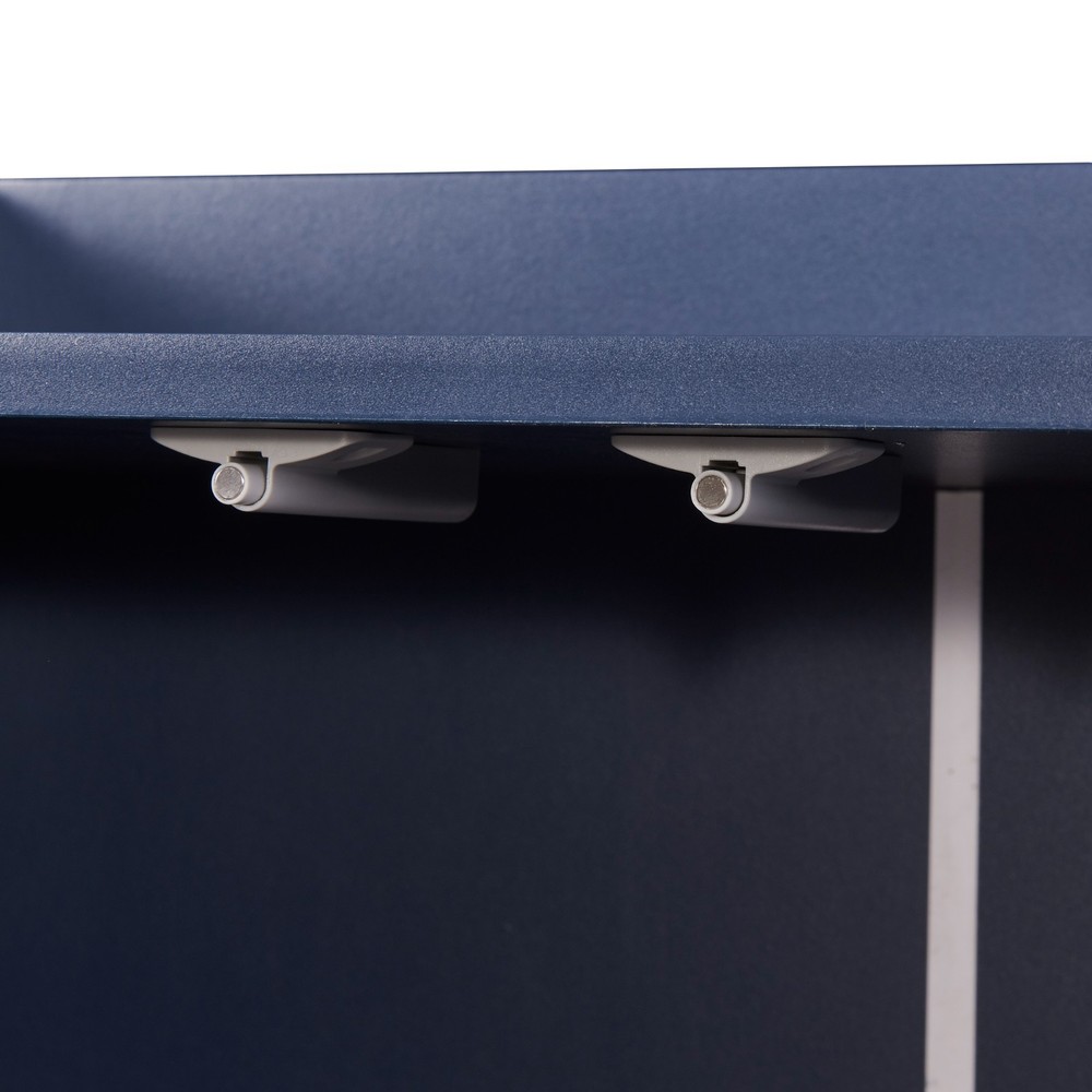 Modern Sideboard Elegant Buffet Cabinet with Large Storage Space (Navy)